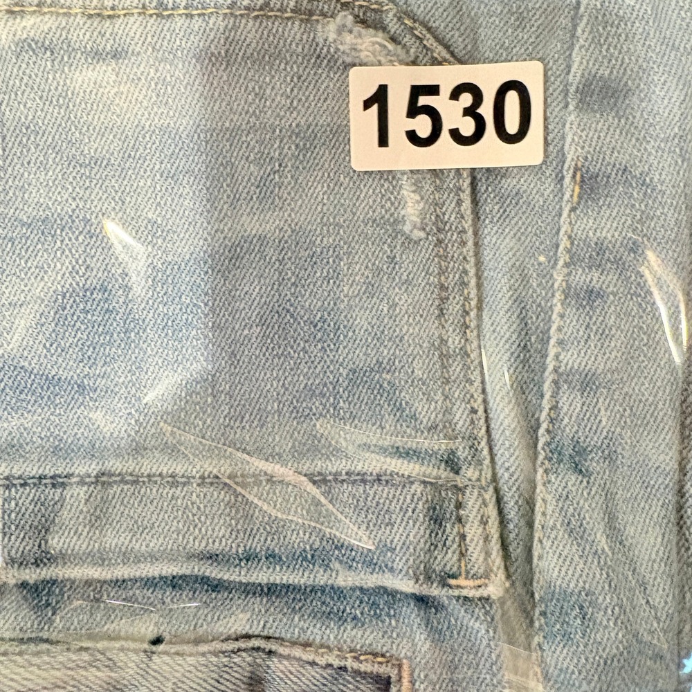 American Eagle Flare Jeans Women 8 Light Blue Excellent Low Rise Button Fly Y2K - Picture 13 of 14